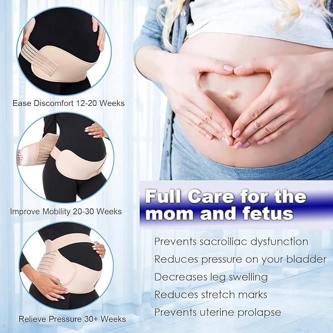 4 In 1 Breathable Pregnancy Belly Support Band