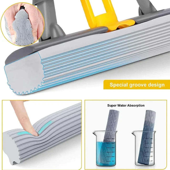 💥Multi-Purpose Foldable Floor Cleaning Squeeze Mop Wiper💥