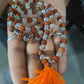 Natural Sphatic Rudraksha Mala