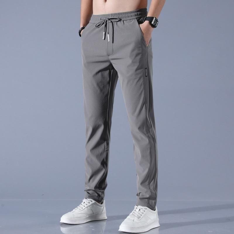 🔥Buy1 Get 1 Free💥🤩PREMIUM MEN'S HIGH STRETCH SKINNY LYCRA PANTS(Black & Gray) 🔥