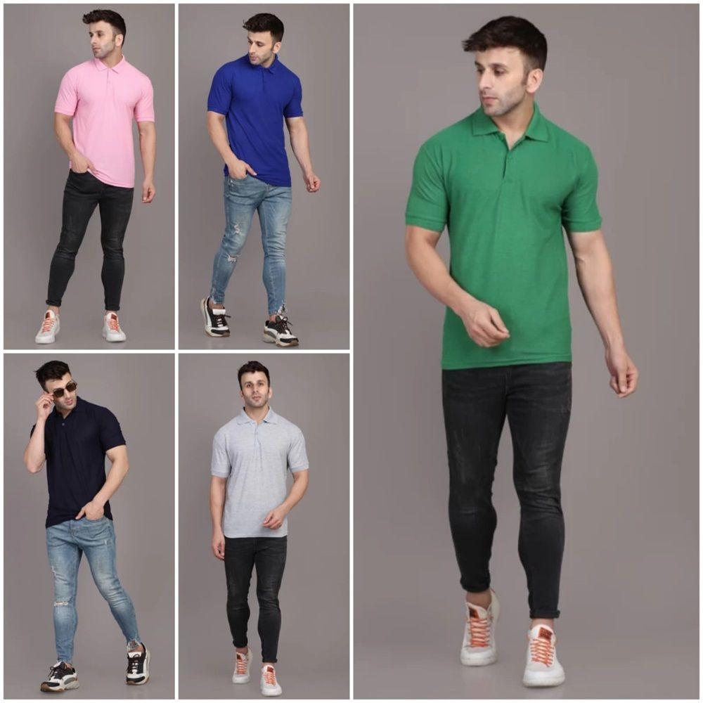 🔥HOT SALE🔥 Men's Pack Of 5 Half Sleeves Polo Neck T-shirt